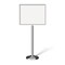 Montour Line Sign Frame Floor Standing 22 x 28 in. H Polished Stainless Steel FS200-2228-H-PS - alternate 1